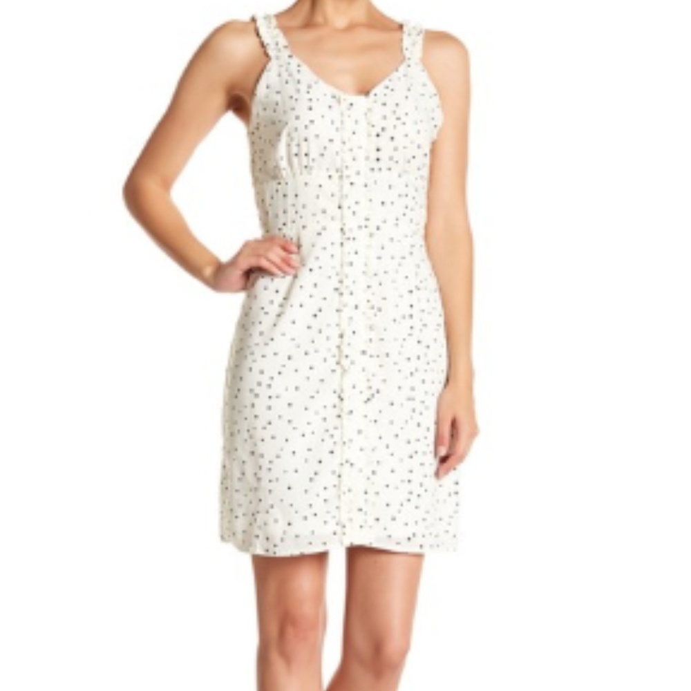 NWT V Neck Star Print Shift Dress